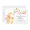 Sweet Baby Girl Bunny Baby Shower Invitation