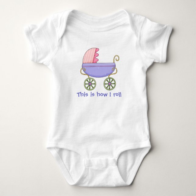 Sweet Baby Girl Crawler Bodysuit (Front)