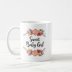 Sweet Baby Girl Gender Reveal Mug