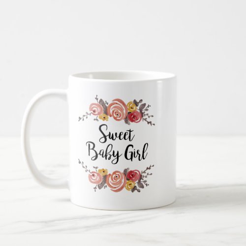 Sweet Baby Girl Gender Reveal Mug