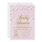 Sweet Baby Girl Pink & Gold Confetti | Baby Shower