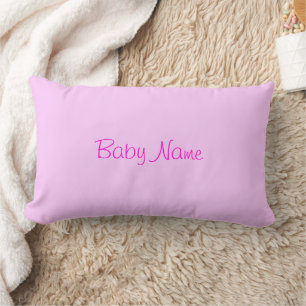 Sweet Baby Girl Reversible Pillow - CUSTOMIZE
