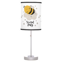 Sweet Baby Honey Bee Yellow | Lampshade Table Lamp