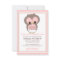 Sweet Baby Owl It's a Girl Baby Shower Invitation