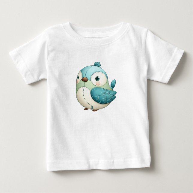 Sweet baby shirt with colorful animals (Front)