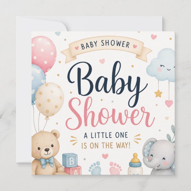 Sweet Baby Shower Celebration (Front)