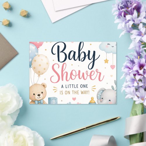Sweet Baby Shower Celebration Acrylic Invitations