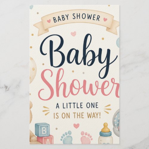 Sweet Baby Shower Celebration Stationery