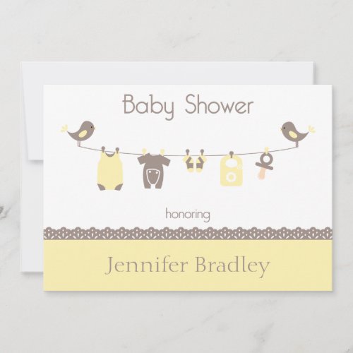 Sweet Baby Shower Invitation