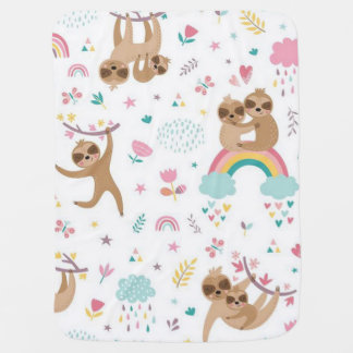 Sweet Baby Sloths Blanket