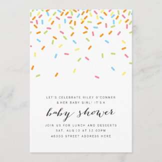 Sweet Baby Sprinkle Invite