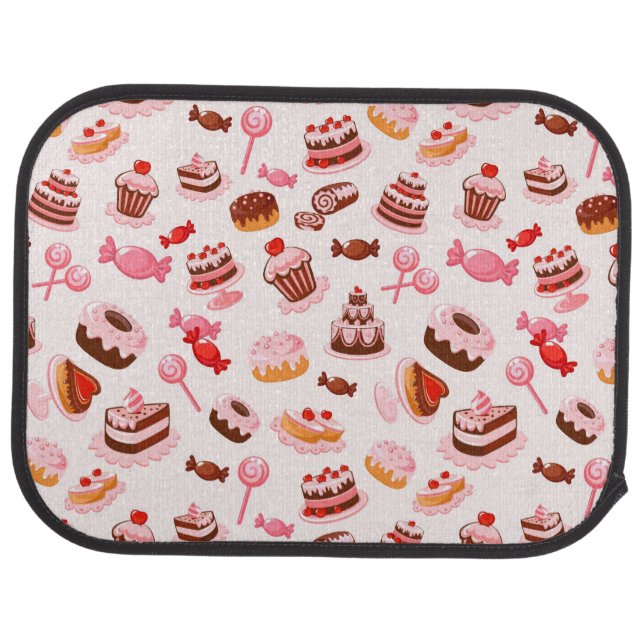 Sweet background car mat (Rear)