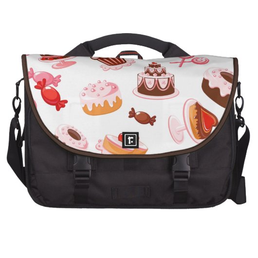 Sweet background computer bag (Front)