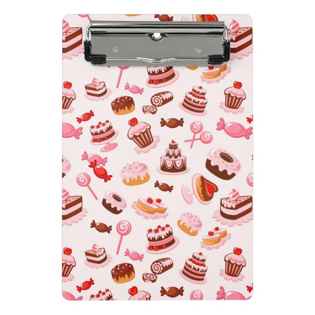 Sweet background mini clipboard (Front)