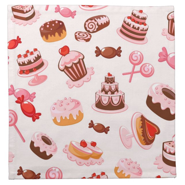 Sweet background napkin (Front)