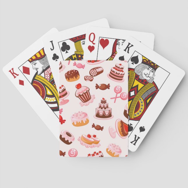 Sweet background poker cards (Back)