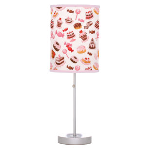 Sweet background table lamp