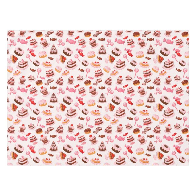 Sweet background tablecloth (Front (Horizontal))