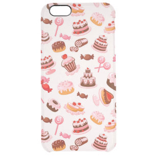 Sweet background clear iPhone 6 plus case