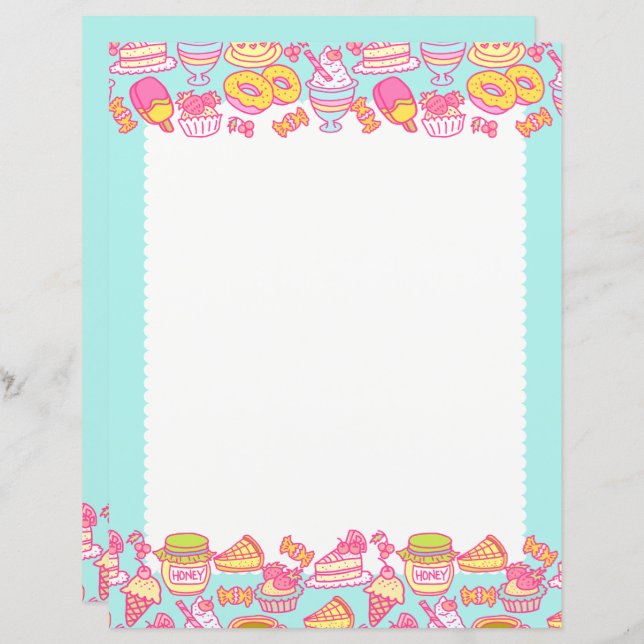 Sweet Bakery and Drinks Aqua (Front/Back)