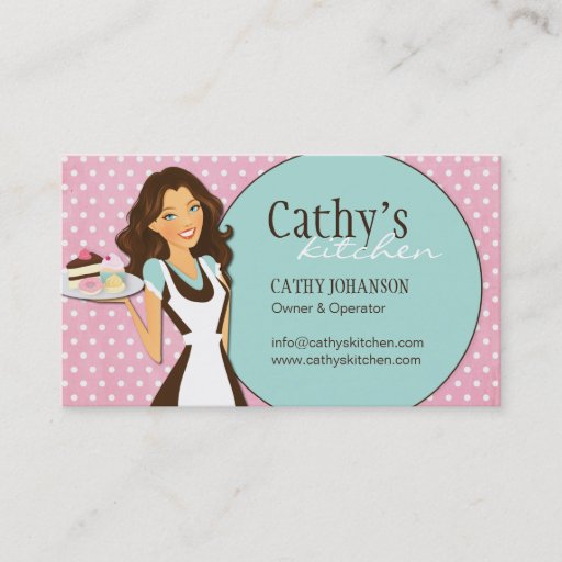 Customizable Sweet Bakery Business Card
