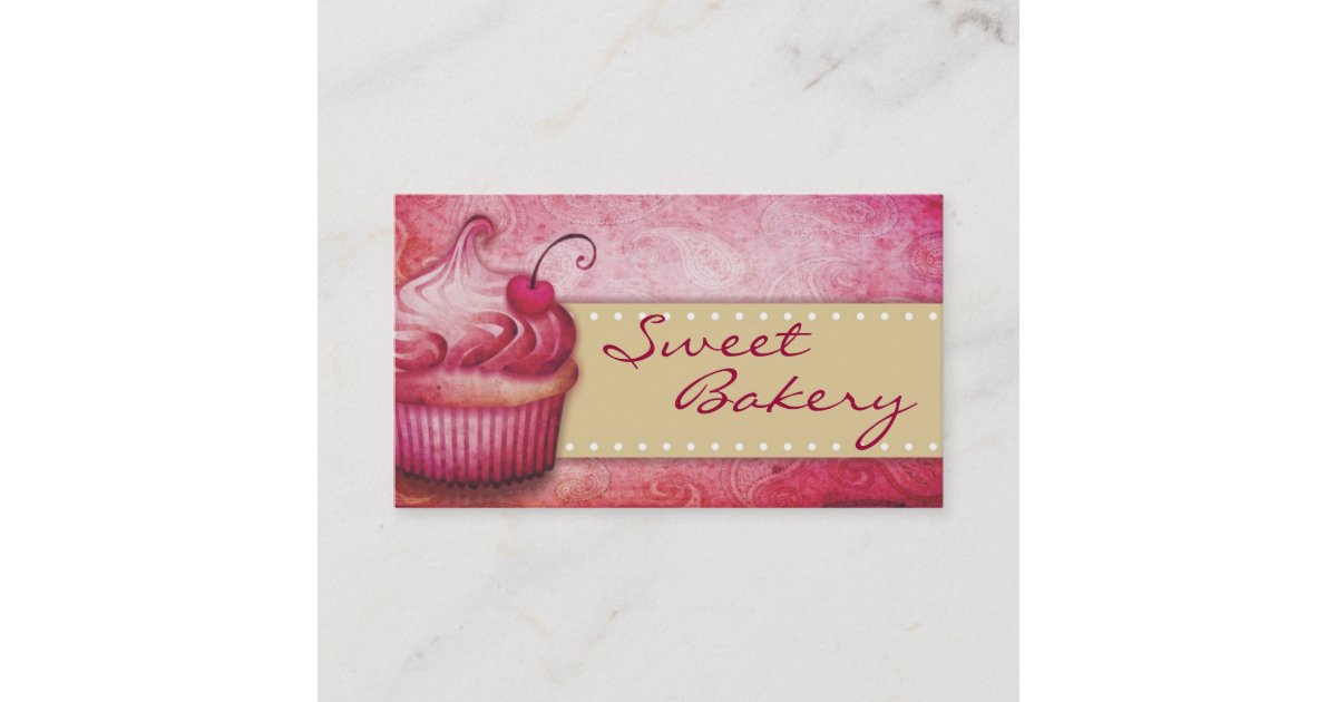Sweet Bakery Business Cards | Zazzle