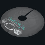 Sweet Bakery Chalkboard Christmas Brushed Polyester Tree Skirt<br><div class="desc">Sweet Bakery Chalkboard design. You can click customize further to change fonts and you can change places and size of drawings.</div>