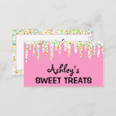 Sweet Bakery Dessert Pastry Chef Cakes Cupcake Business Card (Front/Back)
