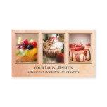 Sweet Bakery Dessert Photo Business Card Sweet Bakery Dessert Photo Business Card