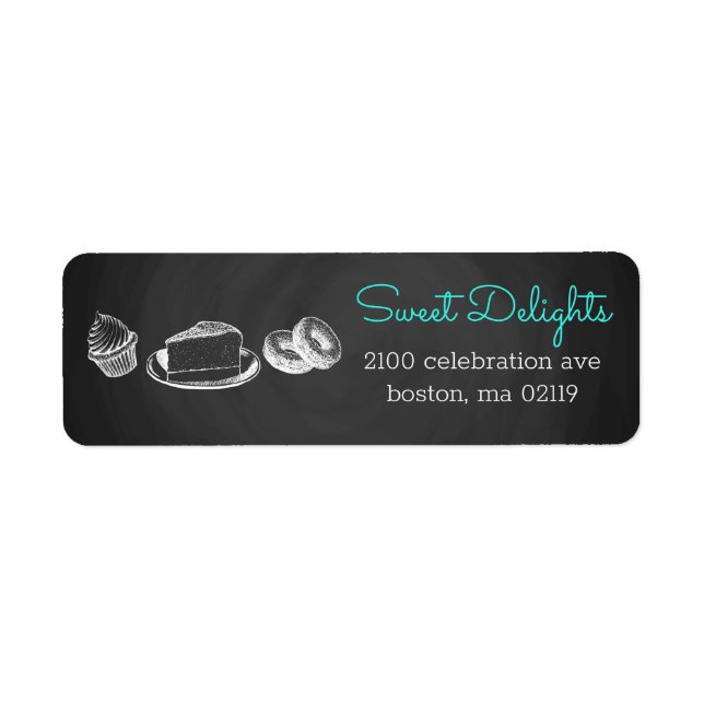 Sweet Bakery Professional Chalkboard Label (Front)