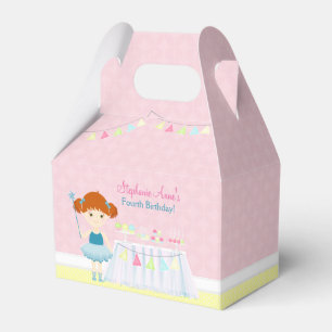 Sweet Ballerina Cupcake Celebration Favor Boxes