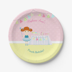 Sweet Ballerina Cupcake Celebration Paper Plates