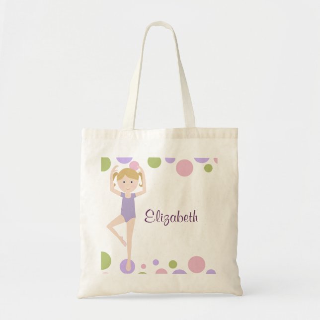 Sweet Ballerina Personalized Tote (Front)