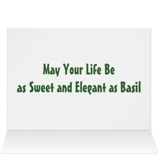 Sweet Basil, Sweet Life (Inside Horizontal (Top))