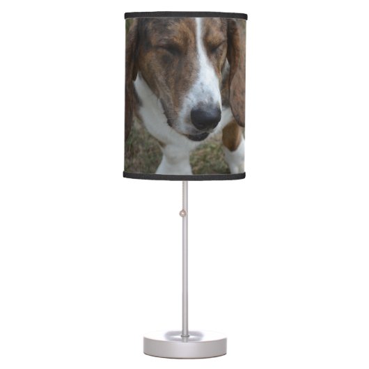 Sweet Basset Hound Table Lamp (Front)