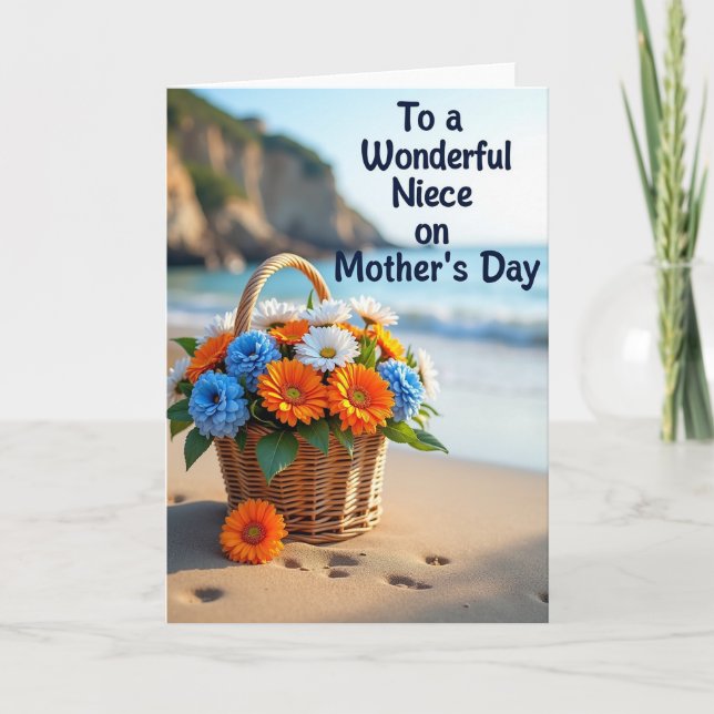 Sweet Beach Mothers Day Card (Front)