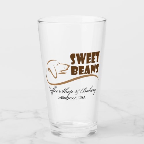Sweet Beans Drinking Glass