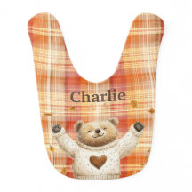 Sweet Bear and Autumn Plaid Fall