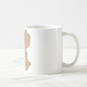 Sweet Bear Art Hand Drawn Baby Brown Bear Art  Coffee Mug