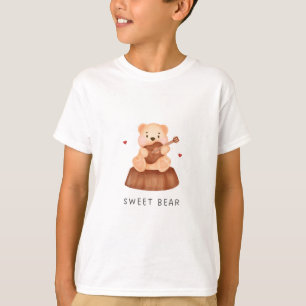 sweet bear cute teddy bear tshirt. T-Shirt