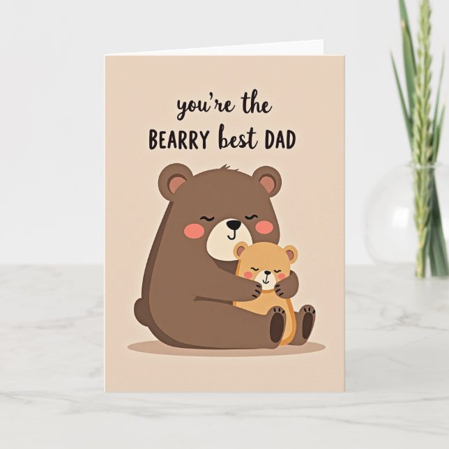 Sweet Bear Fathers Day Card (Front)