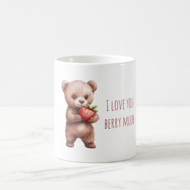 Sweet Bear with Strawberry Coffee Mug (Center)