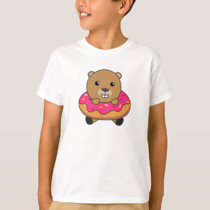 Sweet Beaver Candies Donut Pink T-Shirt