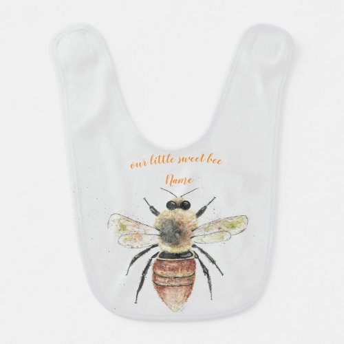 Sweet Bee Baby Bib