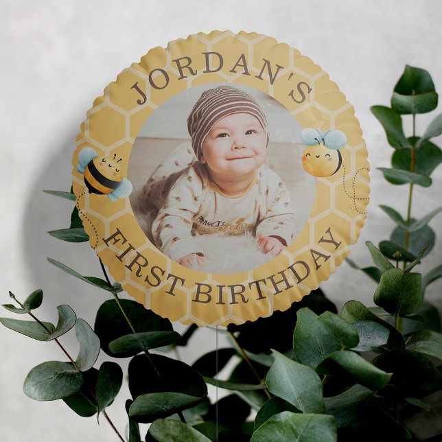 Sweet Bee Birthday  Balloon (Creator Uploaded)