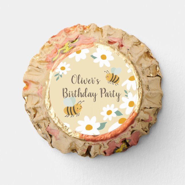 Sweet Bee Birthday Reese's Peanut Butter Cups (Front)