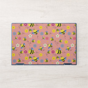 Sweet Bee Blossom Garden HP Laptop Skin