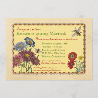 Sweet Bee Bridal Shower Invitation