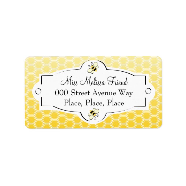 Sweet Bee Label (Front)