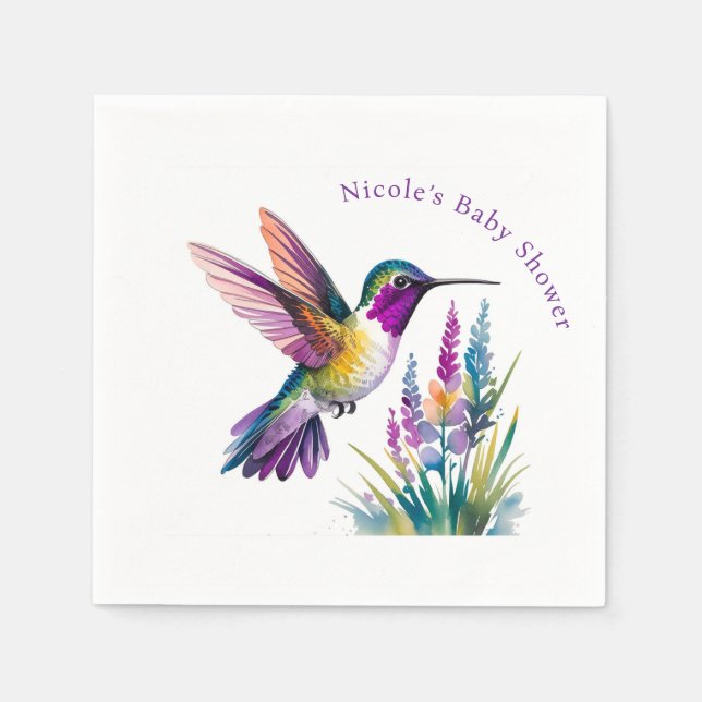 Sweet Beginning: A Baby Shower Celebration  Napkins (Front)